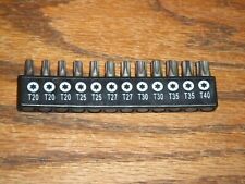 CONJUNTO DE CHAVES DE FENDA CRAFTSMAN 12 PONTAS TORX TAMANHOS T20 A T40  comprar usado  Enviando para Brazil