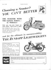 1960 advert zundapp for sale  SIDCUP