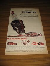 Velas de ignição 1950 com estampa Ad Champion ônibus escolar e vagão drop off crianças comprar usado  Enviando para Brazil