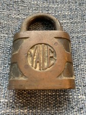 Cadeado antigo pesado Yale bronze sem chave comprar usado  Enviando para Brazil