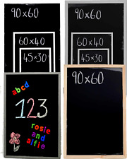 Chalkboard blackboard wooden for sale  NORTHAMPTON