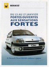 2000 RENAULT Clio Vintage Original 8 páginas Impressão AD Flyer | Twingo Helios, Laguna comprar usado  Enviando para Brazil