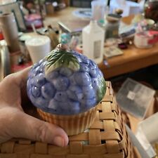 Vintage ceramic blueberry for sale  Western Grove