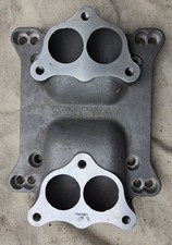 Placa adaptadora de entrada Speedway dupla Stromberg carburador base alumínio comprar usado  Enviando para Brazil