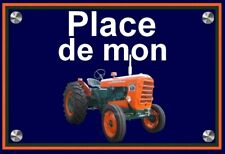 Plaque place tracteur d'occasion  Paris I