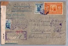 BRASIL 1943 SEGUNDA GUERRA MUNDIAL CORREIO REG CENSURADO CORREIO AÉREO CAPA ADDR EUA & CARIMBO POSTAL TEFFE comprar usado BRASIL 1943 SEGUNDA GUERRA MUNDIAL CORREIO REG CENSURADO CORREIO AÉREO CAPA ADDR EUA & CARIMBO POSTAL TEFFE comprar usado  Enviando para Brazil