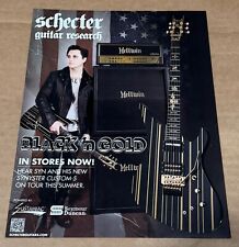 Schecter Guitar Research - Avenged Sevenfold - Synyster Gates - Anúncio impresso 2013 comprar usado  Enviando para Brazil