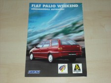 67957) Fiat Palio Weekend Autonomy Prospekt 11/1998 comprar usado  Enviando para Brazil