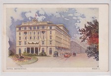 AK Wien I, Hotel Metropole, 1915 Künstler J. Frisch na sprzedaż  Wysyłka do Poland