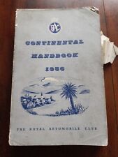 Rac continental handbook for sale  MARKET RASEN