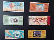 Collezione biglietti lotteria usato  Messina