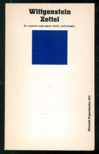 Wittgenstein ludwig zettel usato Wittgenstein ludwig zettel usato  Asti