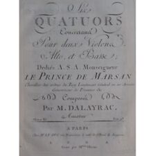 Dalayrac nicolas quatuors d'occasion  Blois