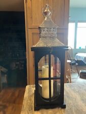 Lanterna de vela decorativa estilo farol grande preta e prata lata - 27,5" de altura comprar usado Lanterna de vela decorativa estilo farol grande preta e prata lata - 27,5" de altura comprar usado  Enviando para Brazil