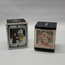 Usado, Suporte para foto cubo vintage década de 1970 Hong Kong mesa rotativa rádio porta-retrato comprar usado  Enviando para Brazil