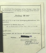 Zündapp 202 1952 gebraucht kaufen  Mechernich