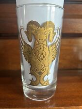 Zodiaco Horóscopo Astrología ARIES Highball Vaso de Bebida Mediados de Siglo segunda mano  Embacar hacia Argentina