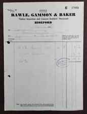 1948 rawle gammon for sale  HASTINGS