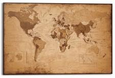 Wandbild gemälde weltkarte gebraucht kaufen  Mainz