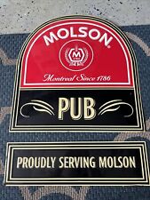 Molson beer advertising for sale  Hazel Park