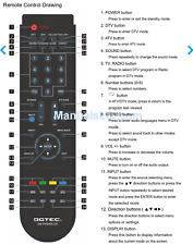 Usado, Dgtec Usado: Genuíno DGFHD42LCD, Controle Remoto de TV DG-FV32LCD - Excelente Estado! comprar usado  Enviando para Brazil