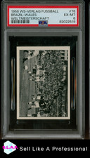 BRAZIL-WALES PELE WS-VERLAG ROOKIE FUSSBALL WELTMEISTERSCHAFT #76 1958 PSA 6 comprar usado  Enviando para Brazil