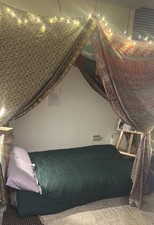 Recycled sari canopy for sale  HUDDERSFIELD