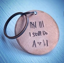 Chaveiro personalizado 8º aniversário de casamento bronze presente marido esposa comprar usado  Enviando para Brazil