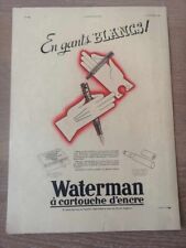 1936 waterman ink d'occasion  Expédié en Belgium