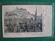 Cartolina salcito campobasso usato  Marino
