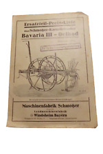 Ersatzteilliste schmotzer kart gebraucht kaufen  Könnern