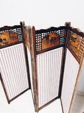 Paravent bois tissu d'occasion  Soorts-Hossegor
