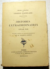 Baudelaire histoires extraordi d'occasion Baudelaire histoires extraordi d'occasion  Abondant