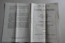 1873 bulletin petit d'occasion  Biganos
