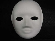 White mask plain for sale  WEMBLEY
