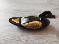 Anatra legno scultura usato  Aprilia