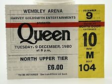 Queen The Works Tour Original Ticket-stub 1980 Wembley  comprar usado  Enviando para Brazil