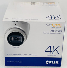 Câmera dome de áudio fixa LOREX BY FLIR ME373A 4K 8MP MPX Ultra HD WDR NOVA comprar usado  Enviando para Brazil