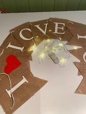 Hessian bunting flags for sale  KEITH