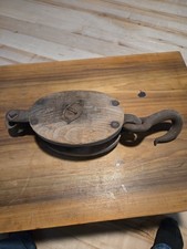 Vintage wood pulley for sale  Du Bois