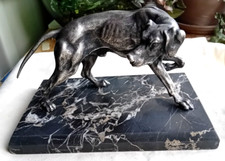 Bronze argente chien d'occasion  Bar-le-Duc