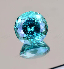 Pedra preciosa natural Serendibite 32,10 quilates verde azulada redonda impressionante certificada comprar usado  Enviando para Brazil