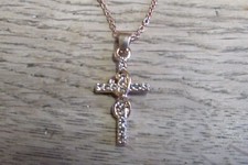 diamante cross necklace for sale diamante cross necklace for sale WIGAN