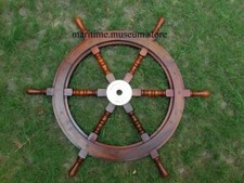 Brass wooden nautical for sale  Jamaica