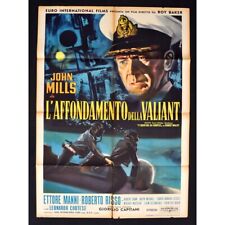 Pôster The Sinking Of The VALIANT John Mills Captain Courteous A290 comprar usado  Enviando para Brazil