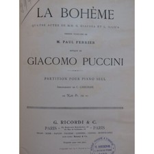 Puccini giacomo bohème d'occasion  Blois
