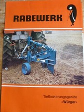 Prospekt rabewerk tiefenlocker gebraucht kaufen  Springe
