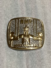 Fivela de cinto Nine Mile Point prêmio de segurança de usina nuclear 24k GP comprar usado  Enviando para Brazil