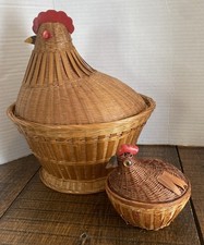 Vintage farmhouse wicker for sale  Manchester