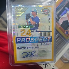 2024 Panini Prospect Edition Gold Auto David Shields 04/10! comprar usado  Enviando para Brazil